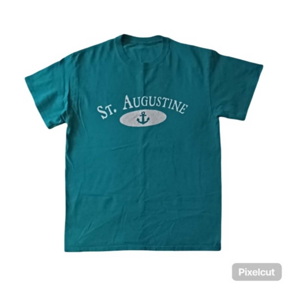 Teal St. Augustine Tee Shirt - Size M